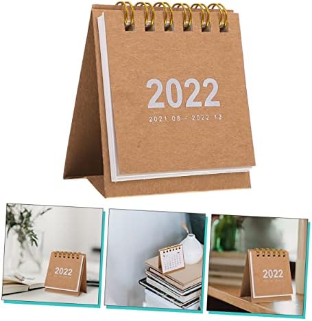 Tofficu 2022 kalendar uredski kalendar džepni kalendar ureda ukrasni mini kalendar 2022 stojeći kalendar džep 2022 kalendar kalendara