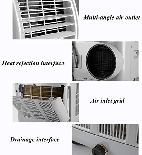 5 - visokokvalitetni prijenosni klima uređaj od 10000 inča, 4-u-1 (ventilator / grijač / odvlaživač zraka / klima uređaj)s 2 brzine