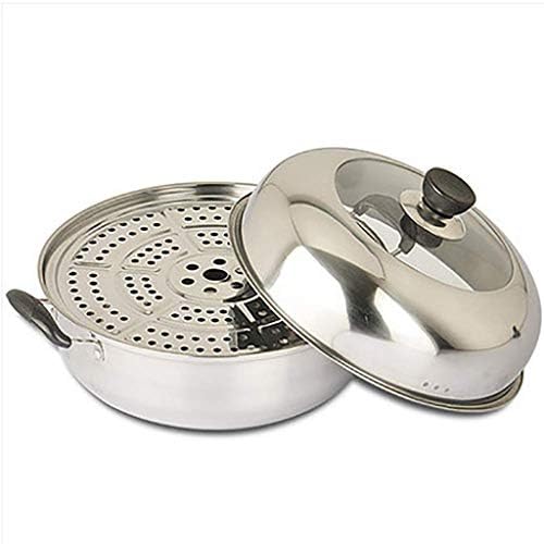 Set za kuhanje na pari od nehrđajućeg čelika s poklopcem za upotrebu na štednjaku