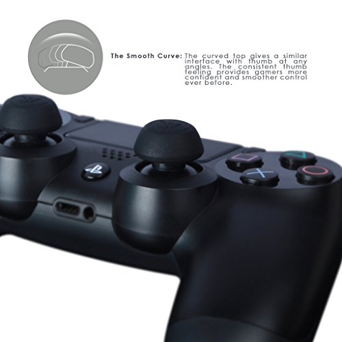 Skull & Co. CQC i FPS Grips TUMBSTICK CAP Analogni poklopac za PS4 / Slim / Pro Joy -Con - White, set od 4