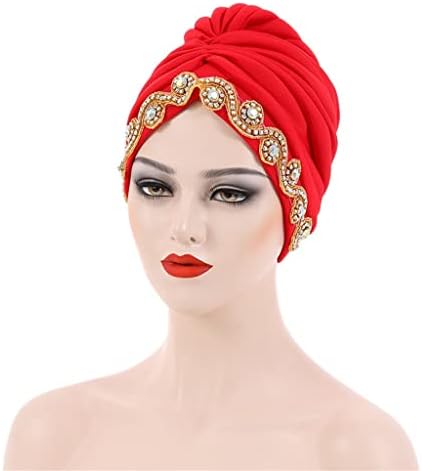 Sawqf modna ručno izrađena zrnca hidžab kapica za vjenčanje turban žene pletenica glava dame glave omotava poklopci za žene
