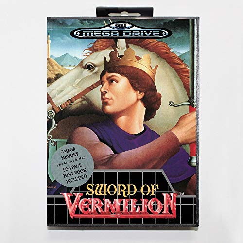 ROMGAME Sword of Vermillion 16 -bitni SEGA MD kartica s maloprodajnim kutijama za Sega Mega Drive for Genesis