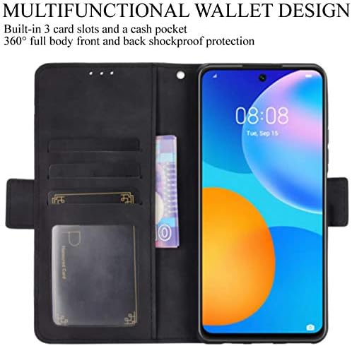 Torbica za novčanik od preklopne kože s držačem memorijske kartice za torbicu od preklopa za cijelo tijelo, magnetska Zaštita za cijelo