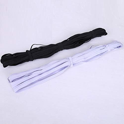 Bijela elastična traka pletena elastična traka proljetna traka za rukotvorine šivanje hlača perika traka za glavu izrada širokih elastičnih