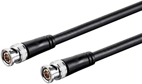 Monoprice SDI BNC kabel - 100 stopa - crna, 12 Gbps, 16 AWG, dvostruki bakar, aluminijska zaštita, za prijenos UHD -SDI video signala