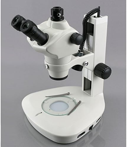 8x-50x stajalište stereo zumiranja Trinokularni mikroskop s gornjim i donjim LED svjetlima