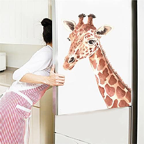 Realistične Slatke Životinje-Žirafe vinilne zidne naljepnice uklonjive Zidne naljepnice umjetnički Ukrasi dekor za dječju sobu dječja