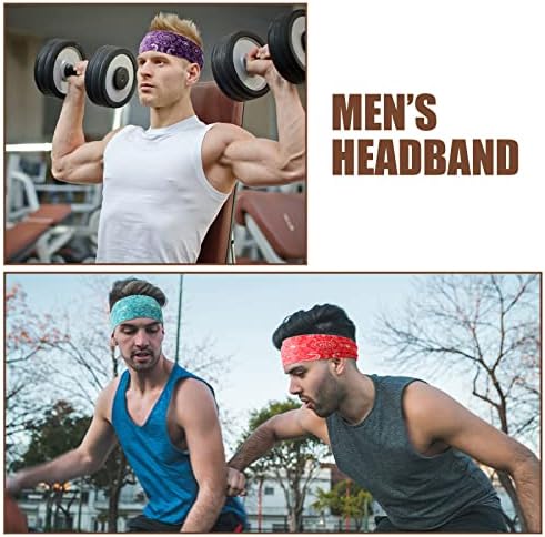 Sportske trake za muškarce sportske trake za vježbanje za muškarce maskirna traka za glavu koja upija znoj široka traka za glavu za