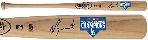Will Smith Los Angeles Dodgers 2020 MLB Svjetske serije Autografirani Louisville Slugger Champions Logo Bat - Autografirani MLB šišmiši