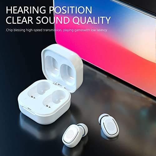 Delarsy bežični uši Bluetooth u ušnom svjetlosnom slušalicu ugrađeni mikrofon Immersive Premium zvuk s futrolom za punjenje SG5