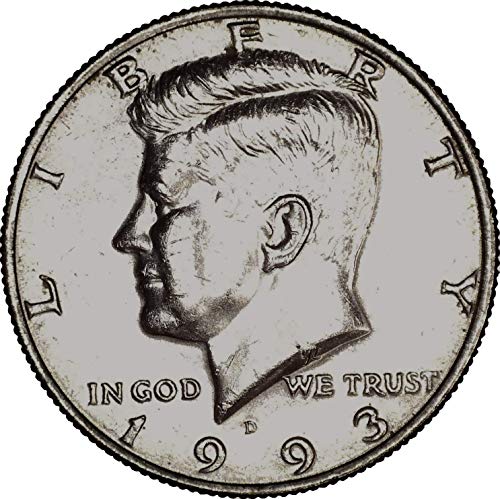 1993. D Kennedy pola dolara 50c Sjajno necirkulirano