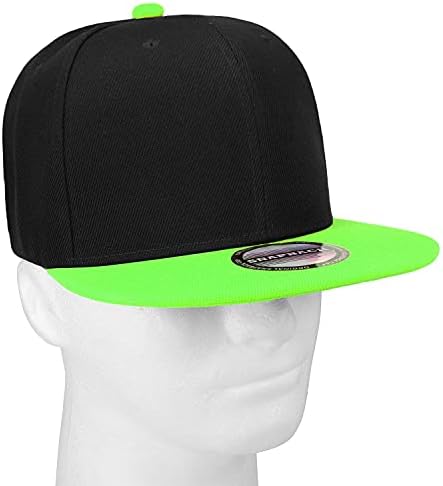 Klasični Snapback Hat CAP Hip Hop Style Flat Bill Bland Solid Boja podesiva veličina