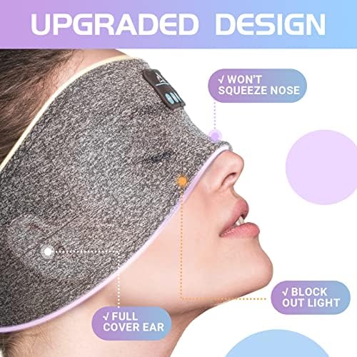 Slušalice za spavanje bežična Bluetooth traka za glavu - Udovoljne slušalice za spavanje očiju, Sport Head Band Earbuds Electronics