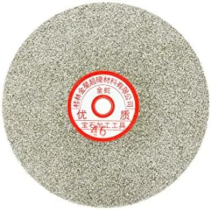 UXCELL 6-inčni grit 46 dijamantski obloženi ravni krug brušenje kotača za poliranje diska