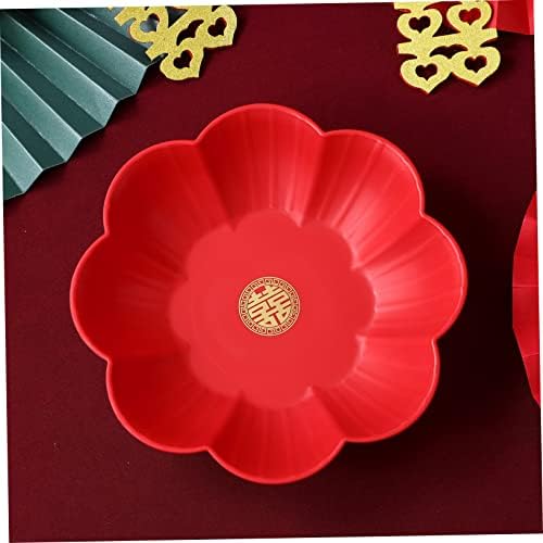 CABILOCK 8 PCS Sretni cvjetni latica za voćnu ploču ukras zalogaj za užinu Ukrasne ladice Kineske kutije za bombone spremnici za vjenčanje