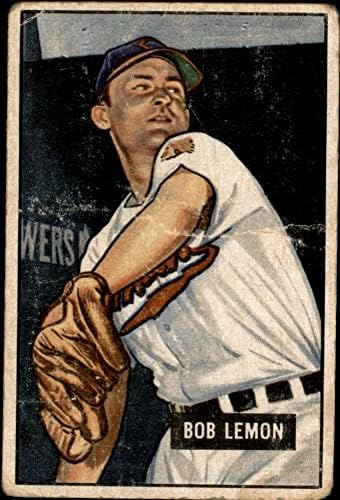 1951. Bowman Redovni bejzbol Card53 Bob limun iz Cleveland Indijanca