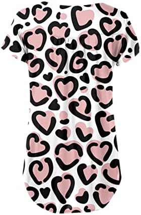 Bluza za žensku jesensku odjeću pamuk dugi rukav v vrat grafički salon labavi fit opušteni fit tee w3 w3