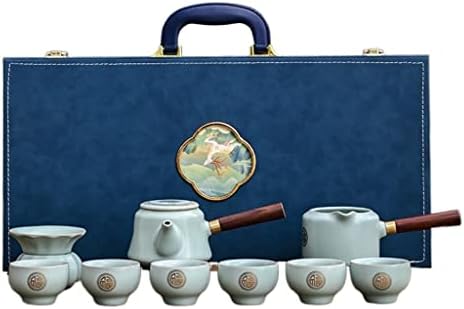 ZSEDP Kung Fu Tea Set za kuću Koristite keramičke čajne čajne čajne čajne čajne šalice Poklon kutija set za ured