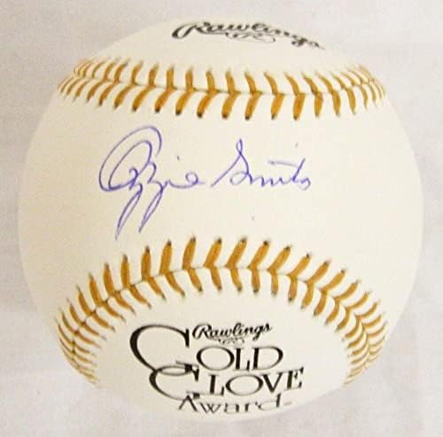 Ozzie Smith potpisala je Rawlings Gold rukavica logo MLB bejzbol - Autografirani bejzbol