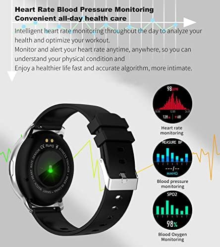 Yihou Smart Watch Fitness Tracker Vodootporni pedometar Korak Smart Sat s tekstom i nazovite Sport Smart Watch for Android telefoni