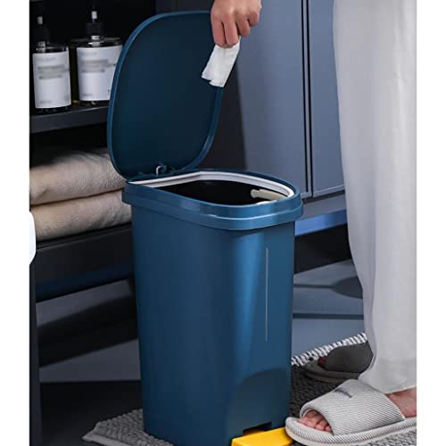 DYPASA smeće Can 12L Premium STEP-On smeće s poklopcem i plastičnom papučicom, kanta za otpad za kuhinjsku dnevnu sobu kupaonica WC