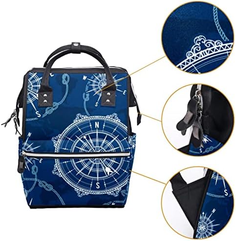 Compass World Map Map BackPack BackPack College School Backpack Casual DayPack Laptop Ruksak