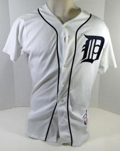 2008 Detroit Tigers Rafael Belliard 17 Igra je koristio White Jersey 42 DP20688 - Igra korištena MLB dresova