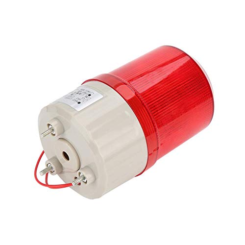 Crveno upozorenje, BEI BEM-1081 220V crveni LED alarm Rotirajuća svjetlosna kabina Upozorenje Svjetlo mjesto Acousto-Optic Alarm System