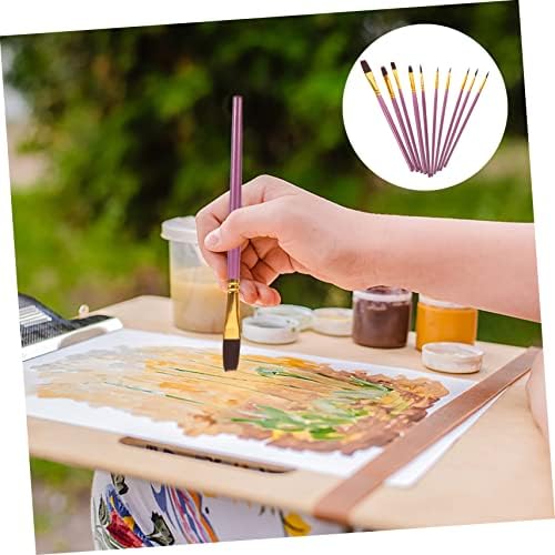 Favomoto 10pcs Slikanje olovke akvarelne markere za odrasle uljane četke Profesionalne akvarelne četke obloge četka akvarel za odrasle