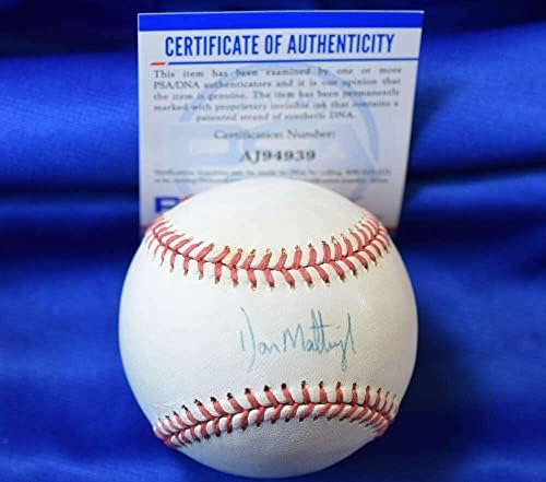 Don Mattingly PSA DNA Coa Autogram American League Oal potpisao bejzbol - Autografirani bejzbols
