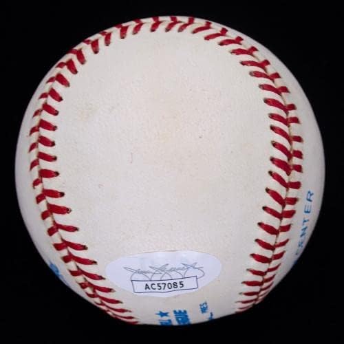 Rana karijera Ken Griffey Jr. Potpisao je Autografirani oal bejzbol JSA CoA AC57085 - Autografirani bejzbol