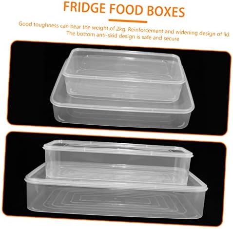 2pcs kutije ladica za svježu hranu prozirna posuda pravokutna ladica ladice za jaja s punjenjem spremnici za voće spremnik za svježu