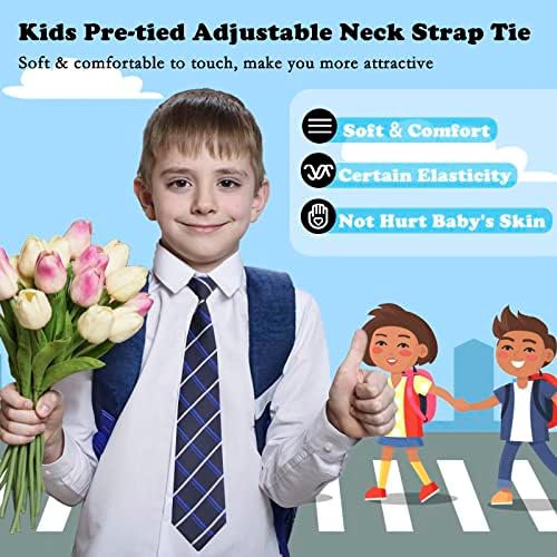 Školske kravate za dječake / djecu, unaprijed vezane Podesive kravate, kravata za dječake za maturalnu uniformu, večernje casual