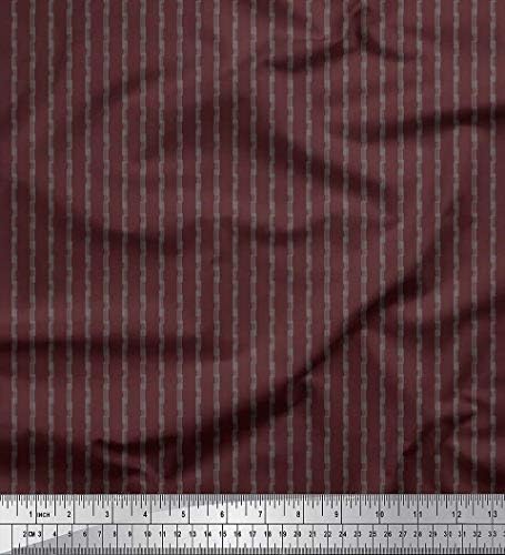 Pamučna tkanina od batista za ukrašavanje košulja s prugastim printom dvorište širine 42 inča