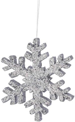 Vickerman 18 Antički srebrni sjaj snježne pahuljice božićni ukras