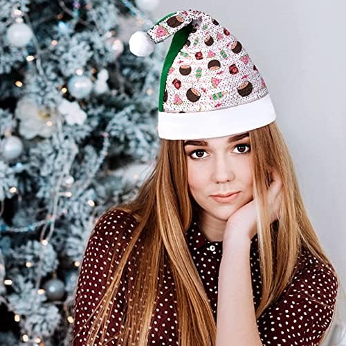 Ljetni svjetlucavi uzorak kamere Božićni Šeširi Božićni šešir Djeda Božićnjaka za odrasle kostim za veselu božićnu zabavu Beanie Beanie
