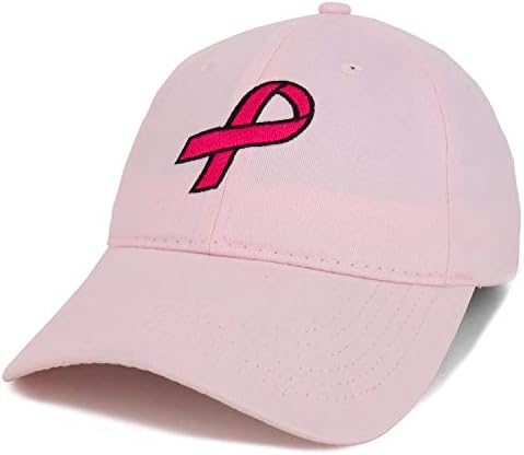 Armycrew Veliki rak dojke ružičasta vrpca Vezena četkana mekanog pamučnog kapica