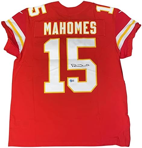 Patrick Mahomes potpisao je Kansas City Chiefs Autentični Nike Elite Jersey Beckett - Autografirani NFL dresovi