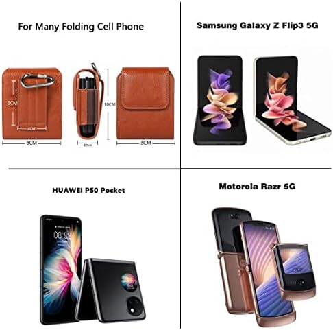 Telefonska futrola kompatibilna sa Samsung Galaxy Z Flip 3, Z Flip3 5G, Z Flip 2 kožna futrola za mobitel, kompatibilan s futrolom