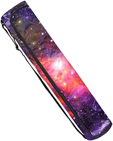 Svemirska galaksija maglica zvjezdane torbe za joga prostirke zip torba za nošenje joge za žene i muškarce, nosač joga prostirki s