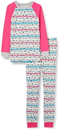 Pidžama Set od organskog pamuka s rukavima od raglana za djevojčice od Numbera s printom