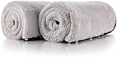 Rag Company - Wolf sušara - Premium 70/30 miješa ručnike za sušenje mikrovlakana; Ultra-plug pletena tkanja s mekanom granicom glave