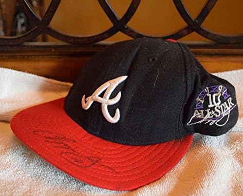 Chipper Jones potpisao JSA Certified Braves All Star Hat Autograph Autentic