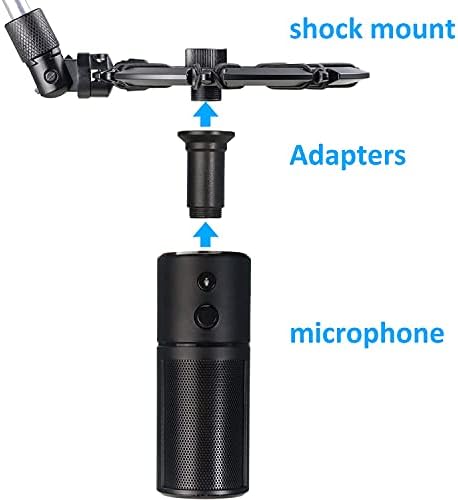 Youshares Razer Seiren X Mic Boom Arm s pjenastim poklopcem - Mic postolje s udarnim nosačem i pjenom za Razer Seiren X Microphone