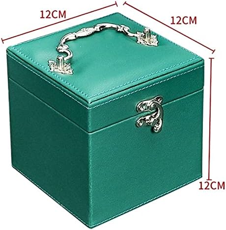 ; Troslojna kutija za pohranu velikog kapaciteta kožna Putna kutija za nakit s baršunastim ručkama