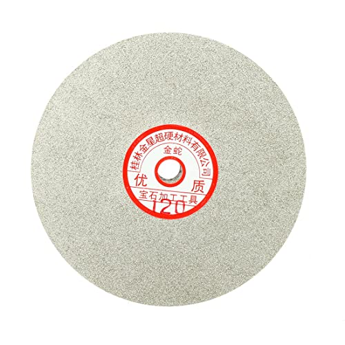Eviki dijelovi alata 6-inčni grit 120 Dijamantni obloženi ravni krug kotača brušenje diska za poliranje brušenja