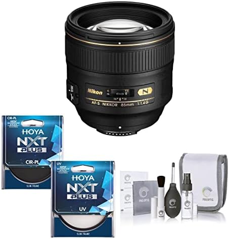 Nikon 85 mm f/1,4g Ako je AF-S Nikkor objektiv, snop s Hoya 77mm Cpl+UV filter komplet, komplet za čišćenje