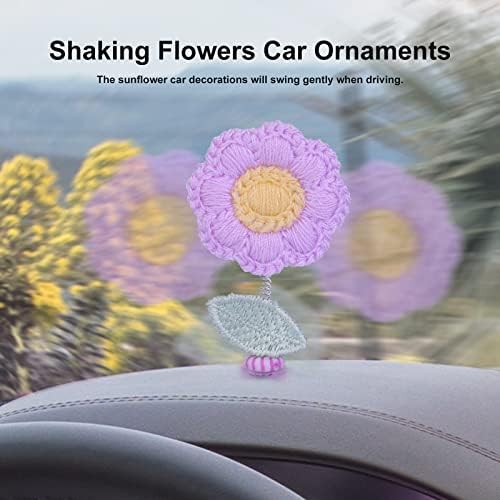 8 pakiranja zalijeva cvjetovi ukrasi automobila koji drhtaju cvijeće ukrašavanje automobila za žene slatke djevojke interijeri kućni