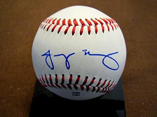 Jacoby Ellsbury 2 X WSC Red Sox Yankees potpisao Auto -Minor League Baseball JSA - Autografirani bejzbols