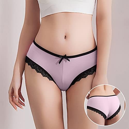 Žene seksi čipkana ledena svilena hlače niskog struka pamučne usjevne kratke kratke kratke hlače u tamnom donje ružičaste ružičaste